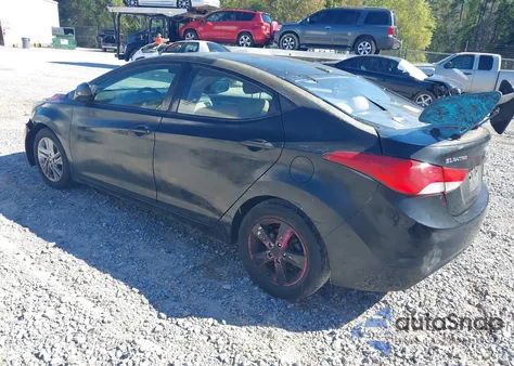 2012 Hyundai Elantra Gls (Ulsan Plant) from USA, damaged, VIN KMHDH4AE3CU183320